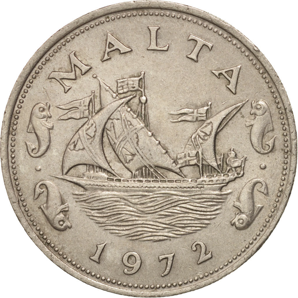 Munten, Malta, 10 Cents, 1972, British Royal Mint, PR, Copper-nickel, KM:11
