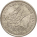 Moneta, Państwa Afryki Środkowej, 50 Francs, 1985, Paris, AU(55-58), Nikiel