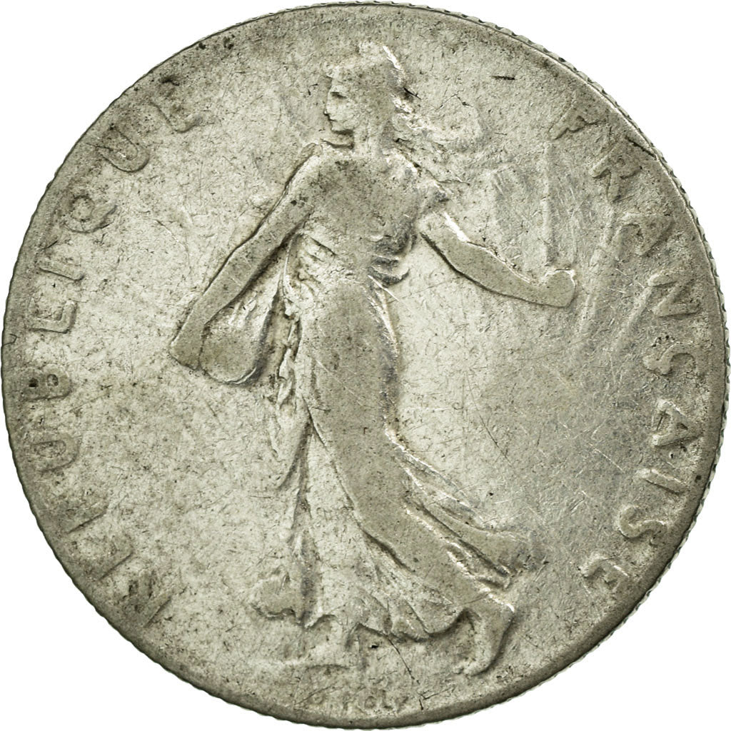 Coin, France, Semeuse, 50 Centimes, 1911, Paris, VF(20-25), Silver, KM:854