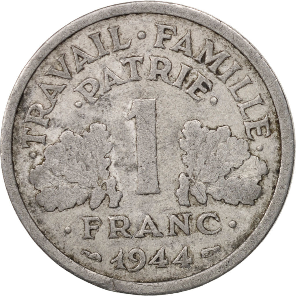 Monnaie, France, Bazor, Franc, 1944, Castelsarrasin, TB, Aluminium, KM:902.3