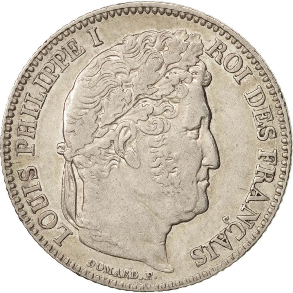 Coin, France, Louis-Philippe, Franc, 1843, Rouen, AU(50-53), Silver, KM:748.2