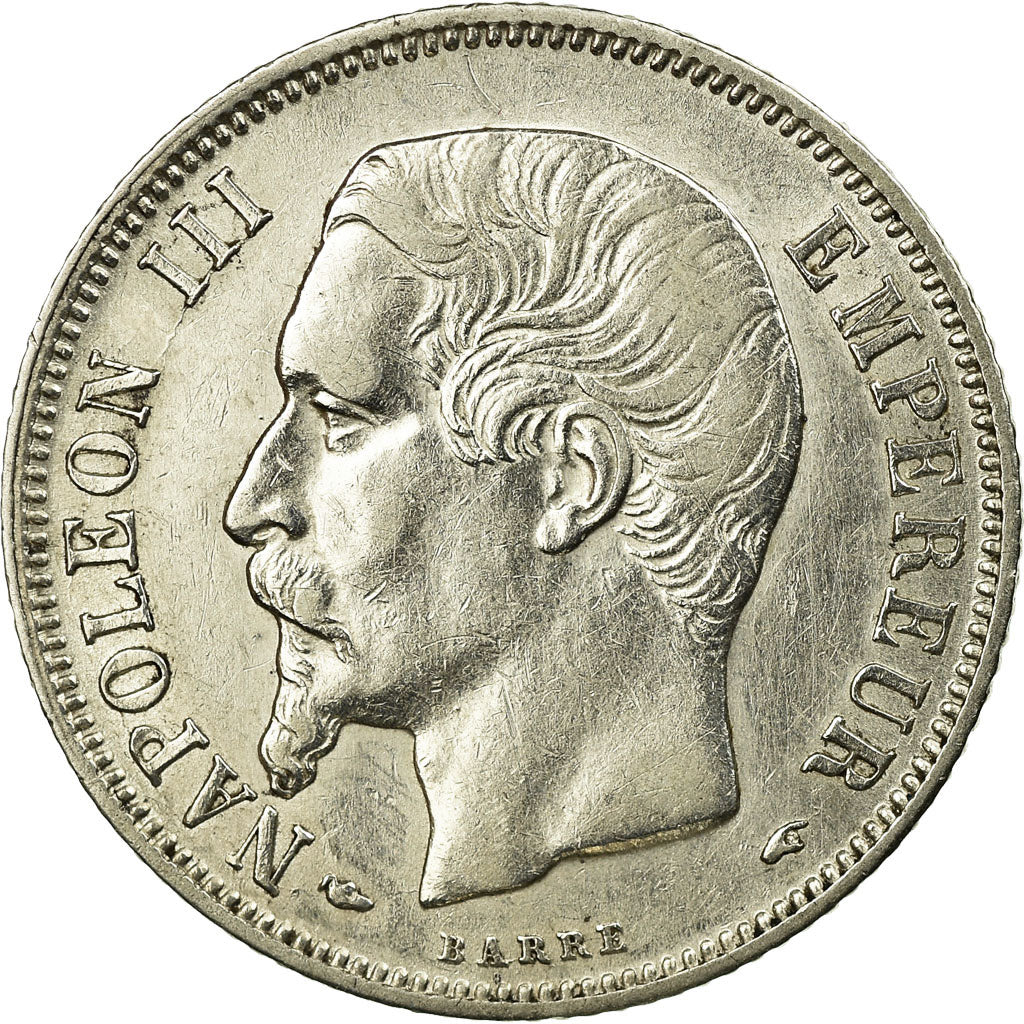 Münze, Frankreich, Napoleon III, Napoléon III, Franc, 1854, Paris, SS+