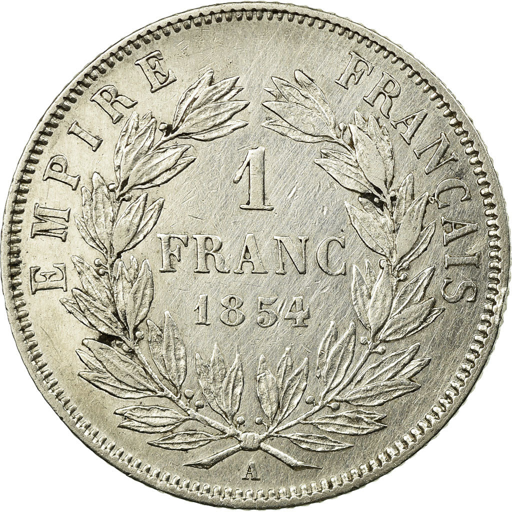 Münze, Frankreich, Napoleon III, Napoléon III, Franc, 1854, Paris, SS+