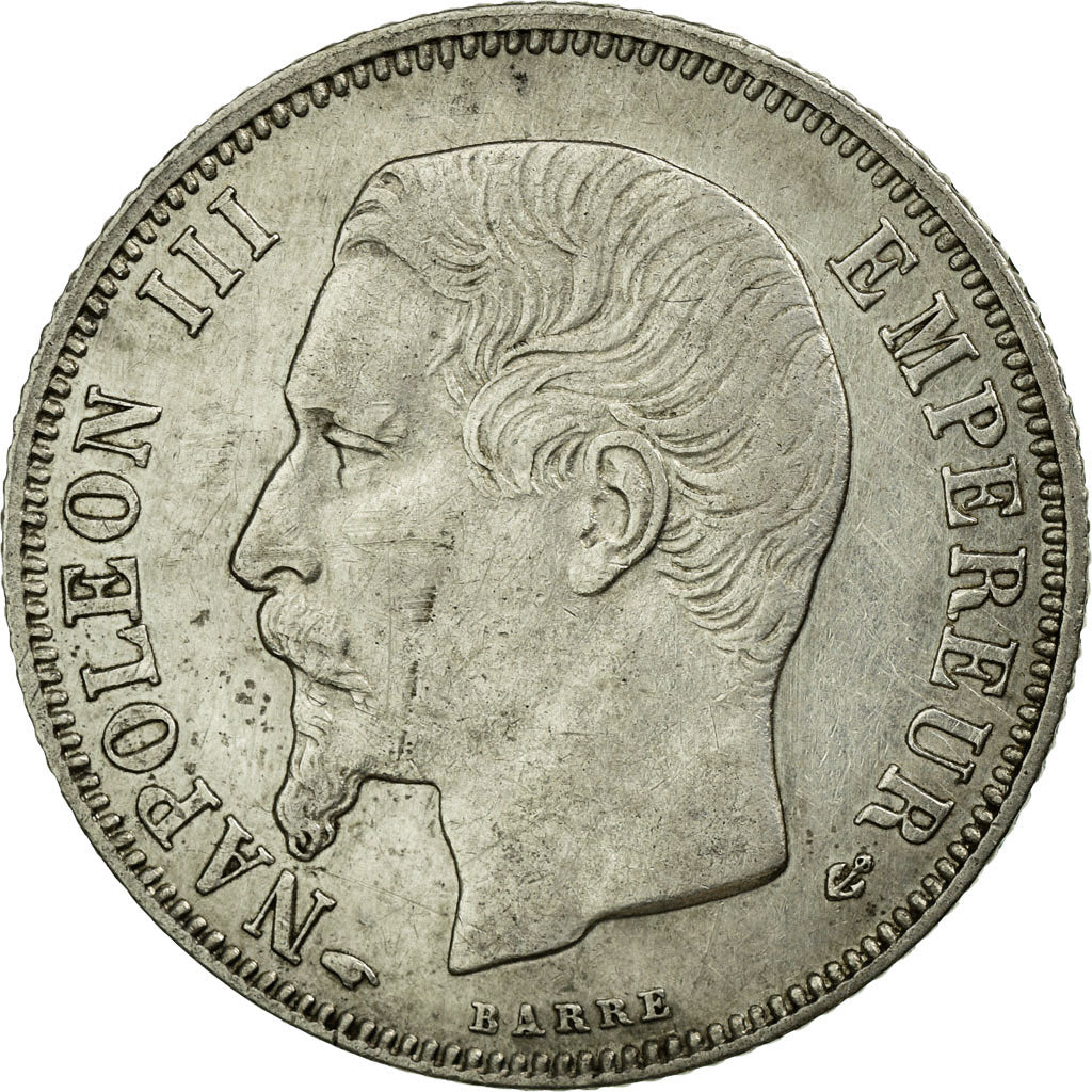 Münze, Frankreich, Napoleon III, Napoléon III, Franc, 1858, Paris, SS+