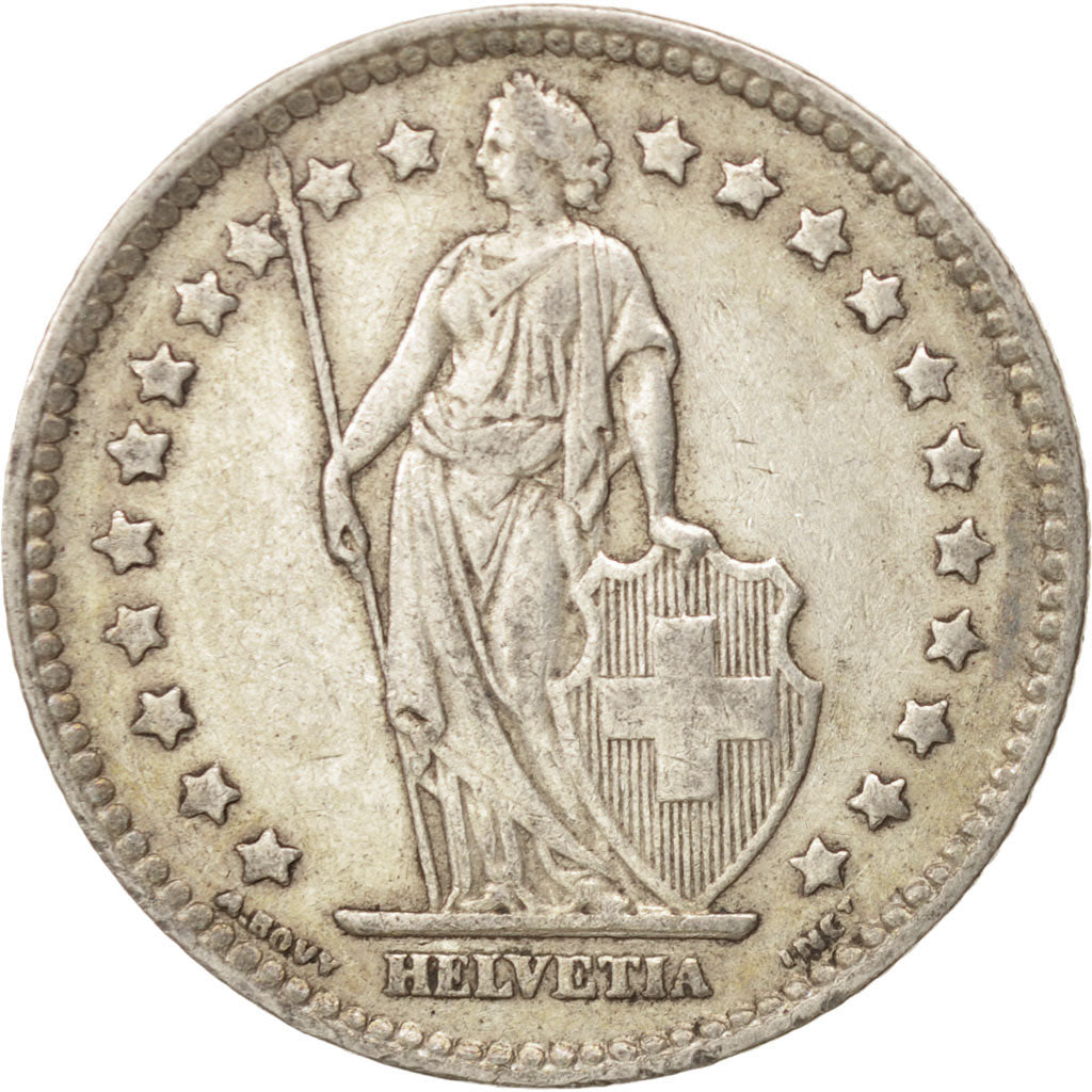 Coin, Switzerland, Franc, 1920, Bern, EF(40-45), Silver, KM:24
