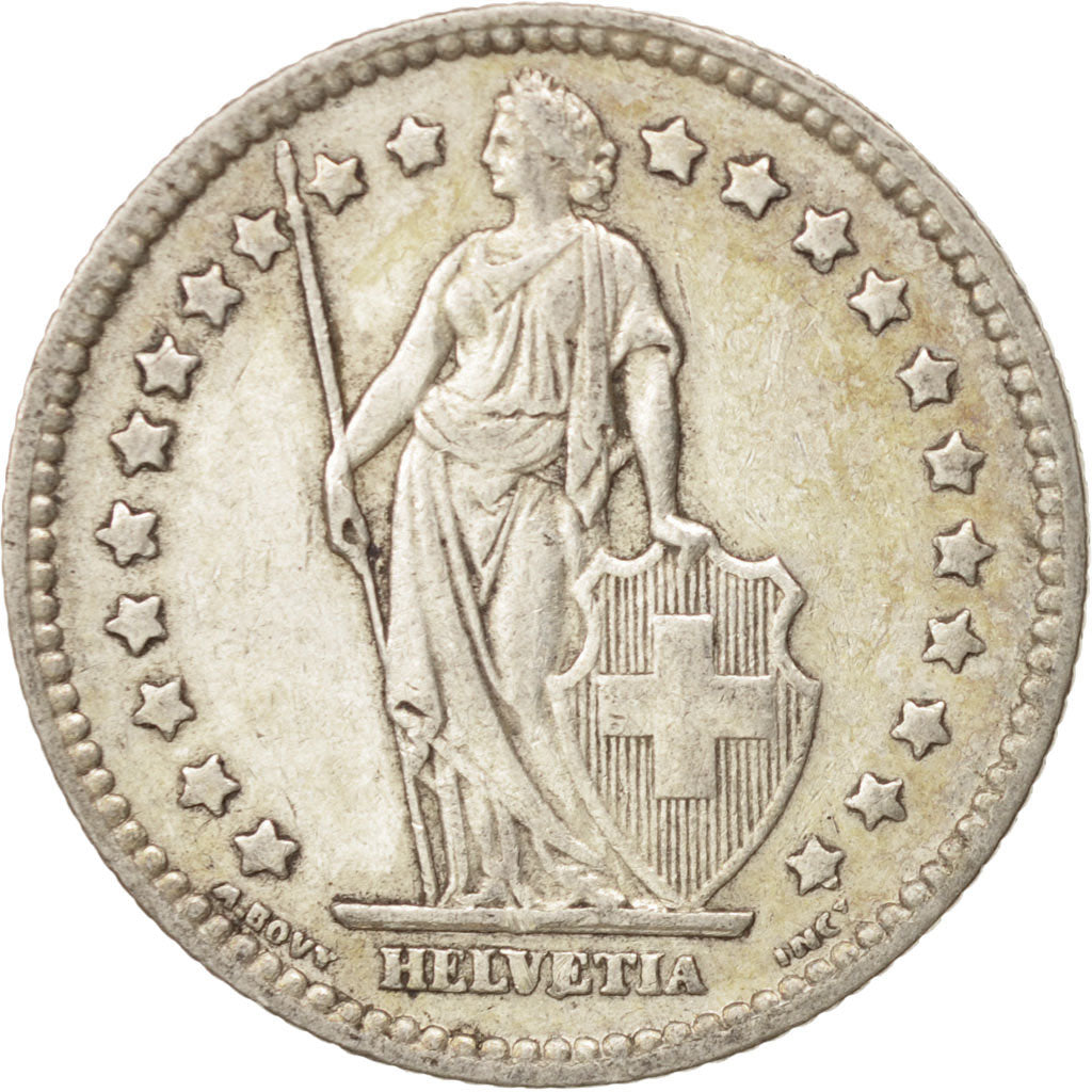 Coin, Switzerland, Franc, 1928, Bern, EF(40-45), Silver, KM:24