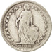 Coin, Switzerland, 1/2 Franc, 1920, Bern, VF(20-25), Silver, KM:23