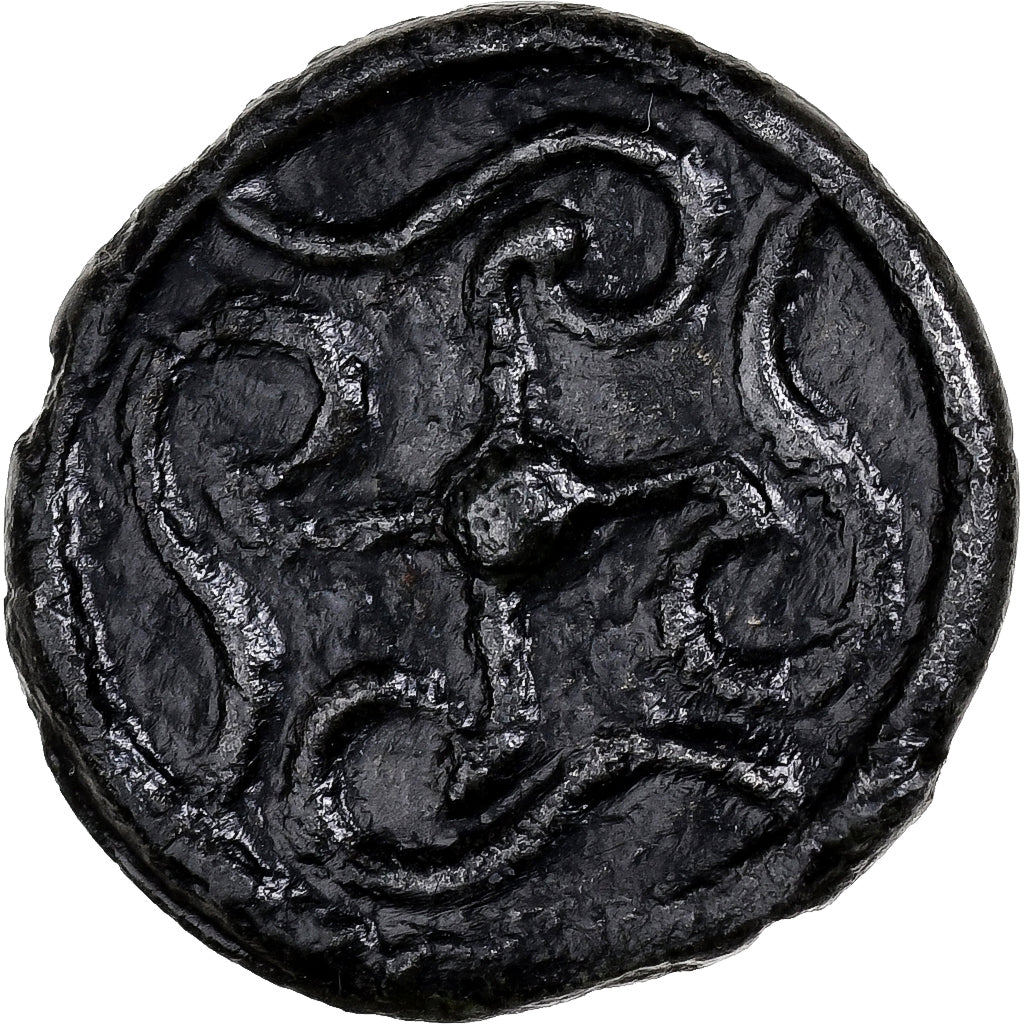 Durocassi, Potin, ca. 60-40 BC, Potin, AU(50-53), Delestrée:2630