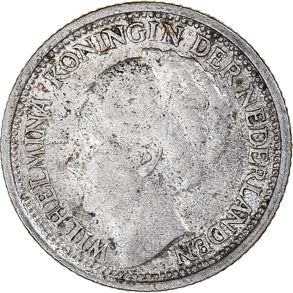 Munten, Nederland, Wilhelmina I, 10 Cents, 1939, PR, Zilver, KM:163