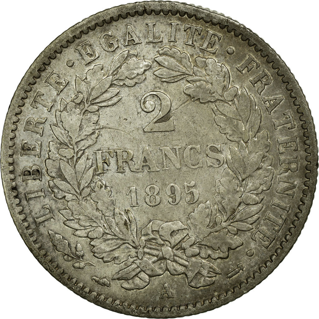 Monnaie, France, Cérès, 2 Francs, 1895, Paris, TB+, Argent, KM:817.1