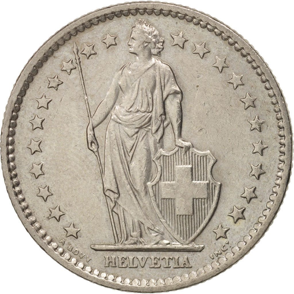 Coin, Switzerland, 2 Francs, 1979, Bern, MS(60-62), Copper-nickel, KM:21a.1