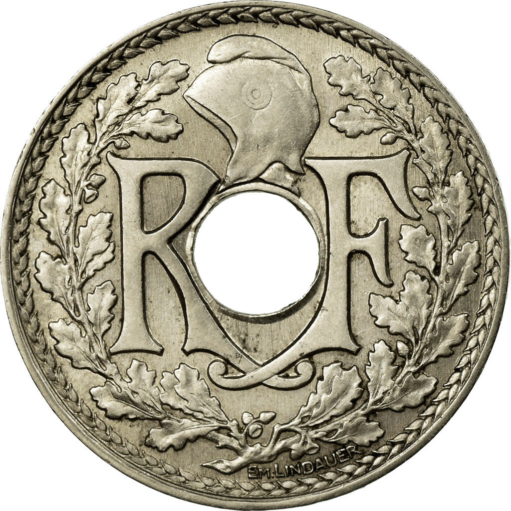 Coin, France, Lindauer, 25 Centimes, 1916, AU(50-53), Nickel, KM:867