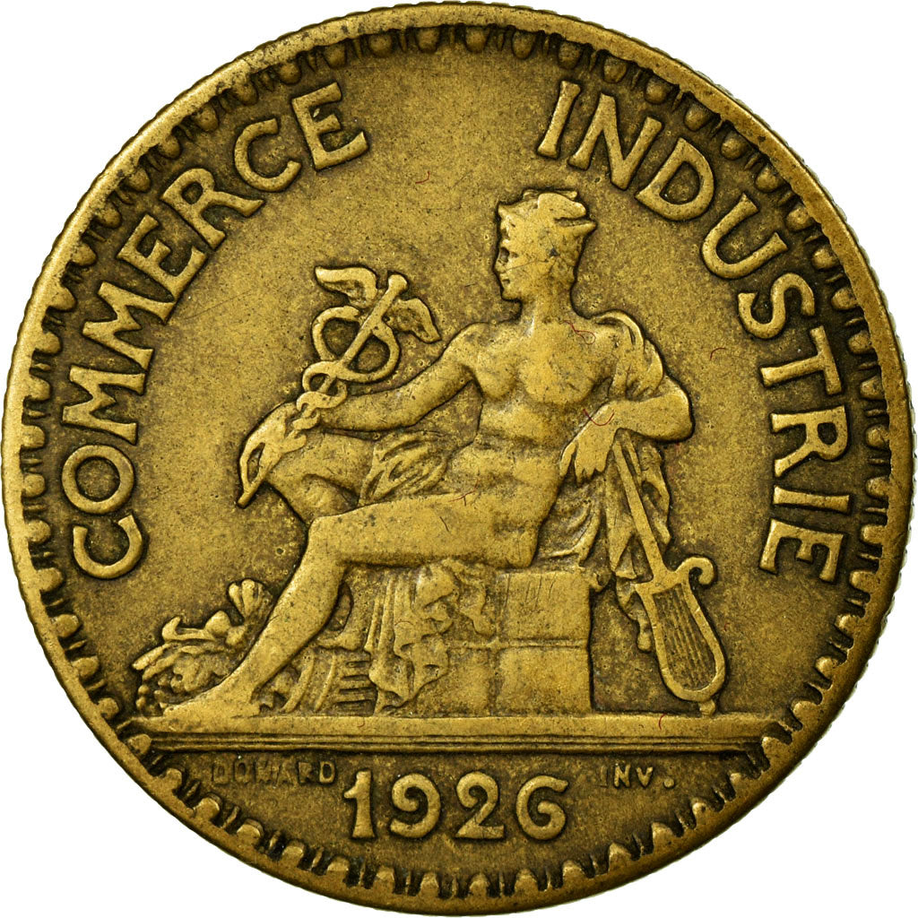 Coin, France, Chambre de commerce, 2 Francs, 1926, Paris, EF(40-45)