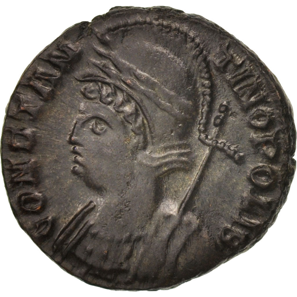 Moneta, City Commemoratives, Follis, Trier, SPL, Bronzo, RIC:548