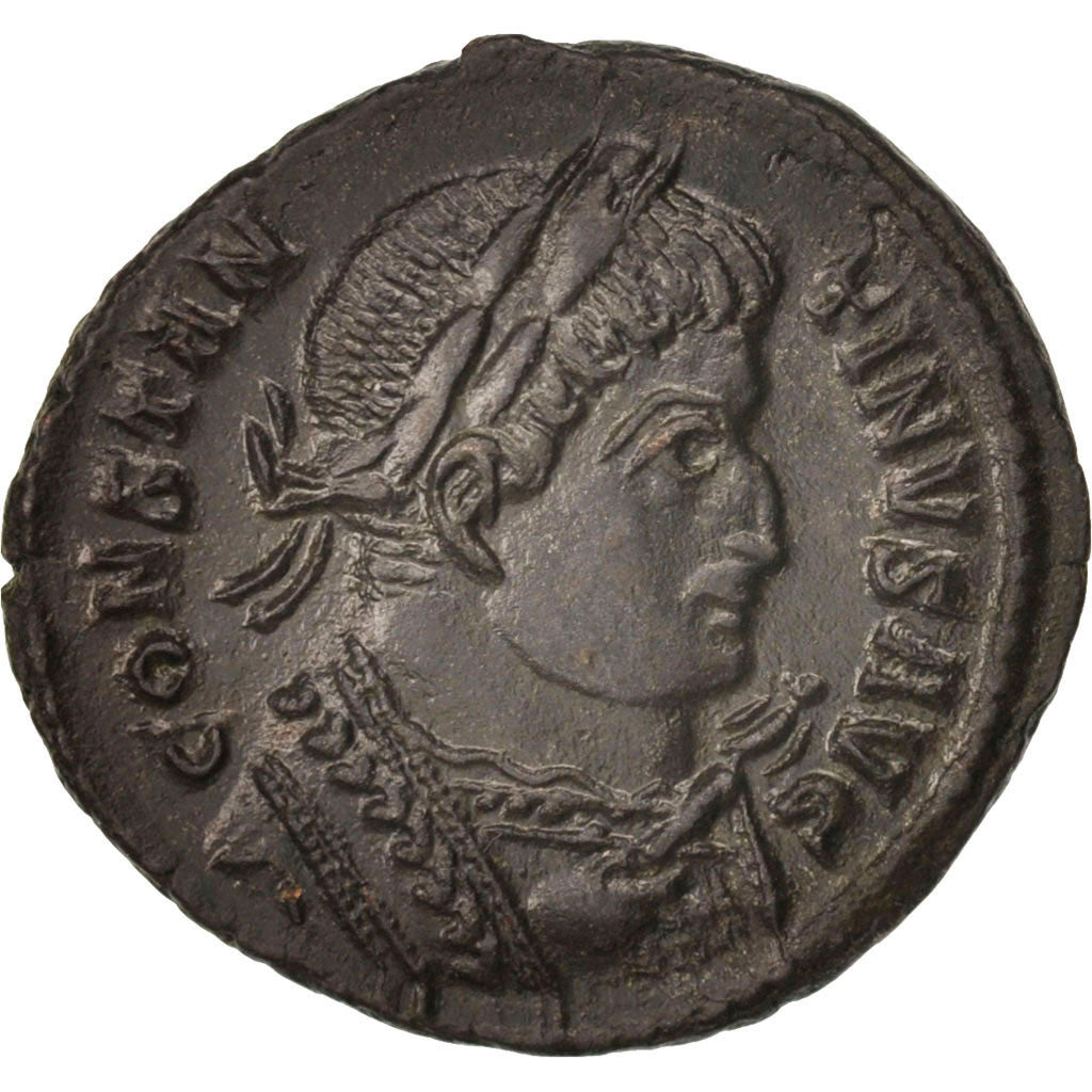 Constantine I, Follis, 322, Trier, Bronze, MS(60-62), RIC:342