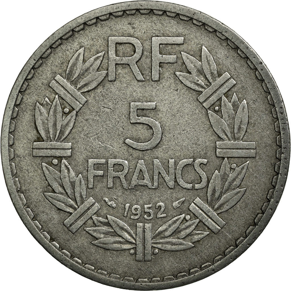 Monnaie, France, Lavrillier, 5 Francs, 1952, Paris, TTB, Aluminium, KM:888b.1