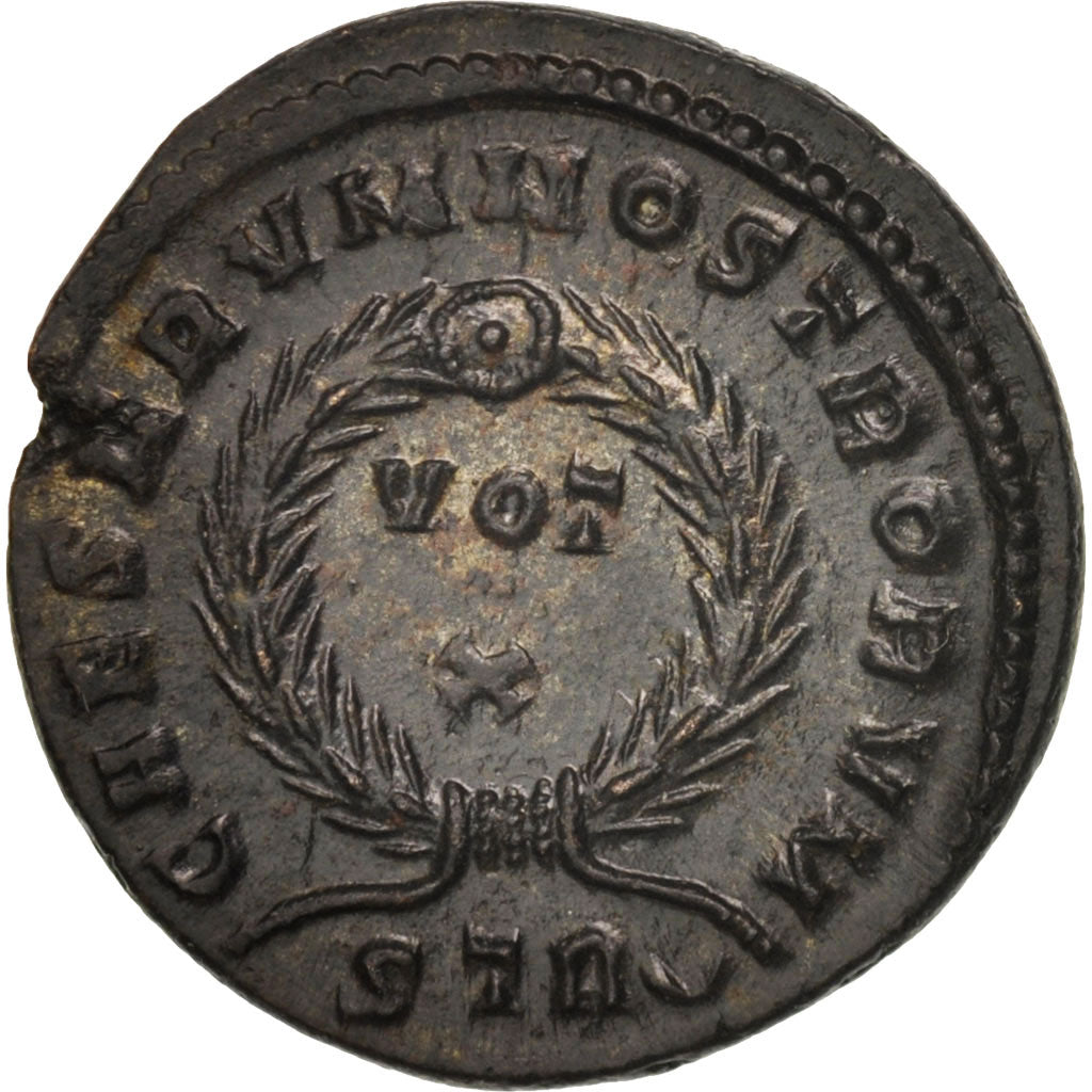 Coin, Constantine II, Follis, Trier, MS(64), Bronze, RIC:441