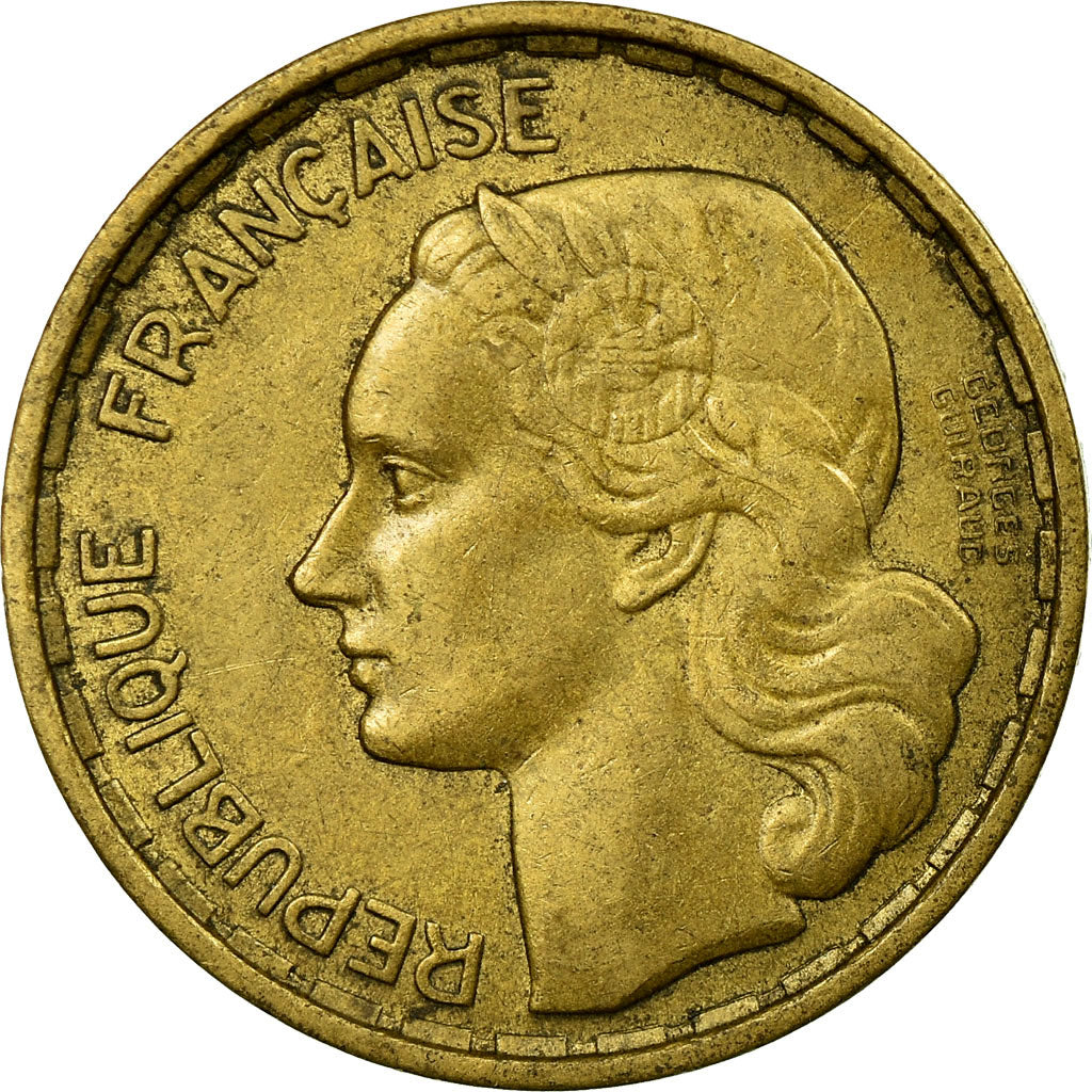 Coin, France, Guiraud, 20 Francs, 1950, Beaumont le Roger, EF(40-45)