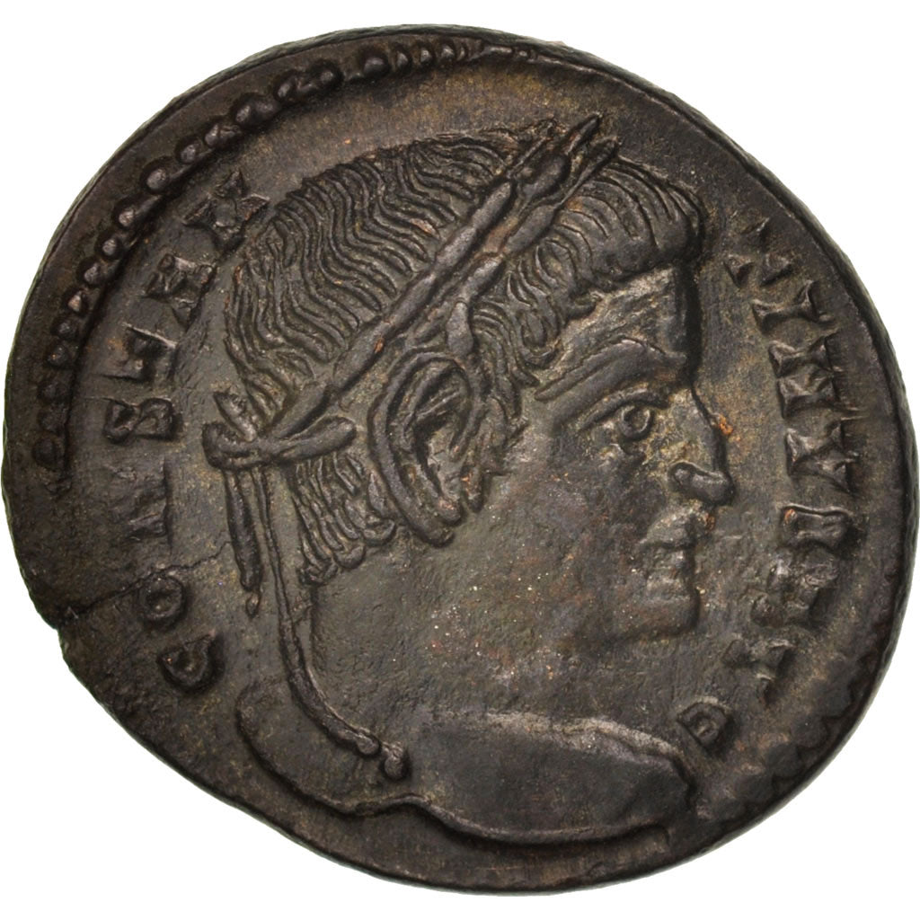 Constantine I, Follis, 324-325, Lyon - Lugdunum, Bronzo, SPL, RIC:225