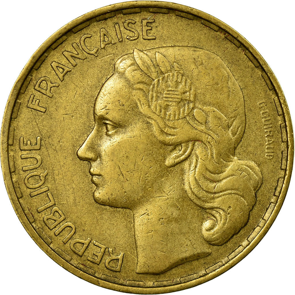 Monnaie, France, Guiraud, 50 Francs, 1958, Paris, TTB, Aluminum-Bronze