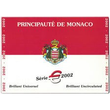 Monaco, Coffret 1c. à 2€, BU, 2002, MDP, MS(65-70)