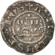 Archevêché de Reims, Champagne, Henri II, Denier, 1227-1240, Reims, Argent