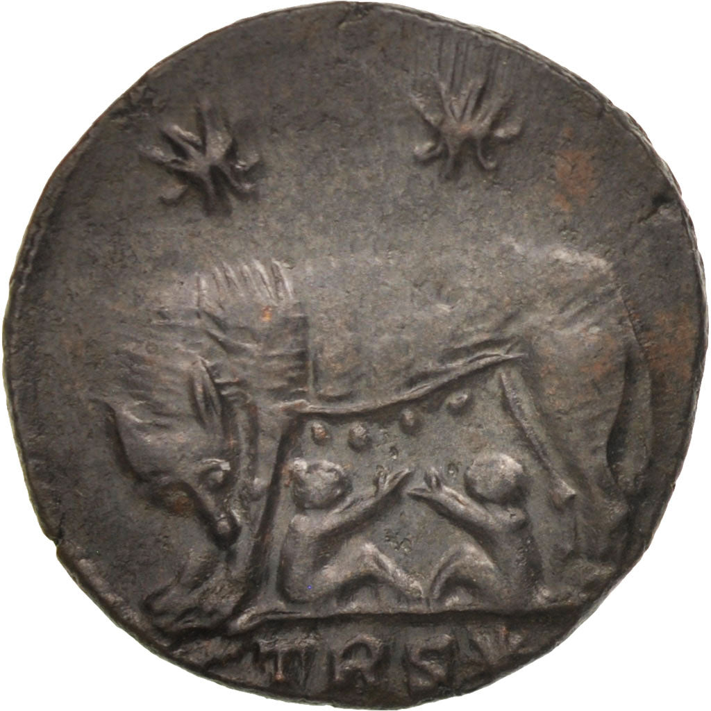 Roma, City Commemoratives, Follis, 332-333, Trier, Bronze, MS(60-62), RIC:547
