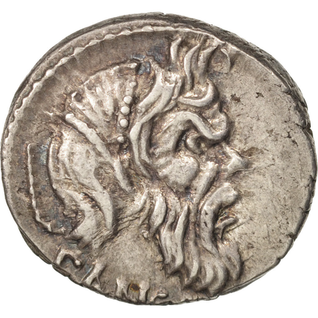 Vibia, Denarius, 48 BC, Rome, Srebro, AU(50-53), Crawford:449/1b