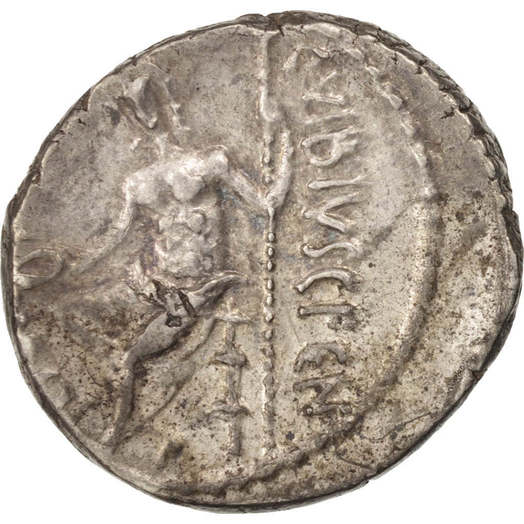 Vibia, Denarius, 48 BC, Rome, Srebro, AU(50-53), Crawford:449/1b
