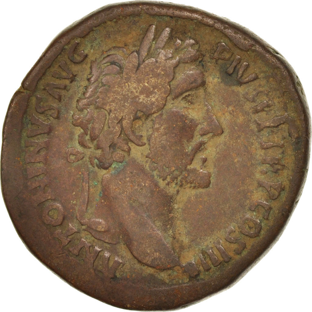 Antoninus Pius, Sestertius, 140-144, Rome, Bronze, VF(30-35), RIC:635a