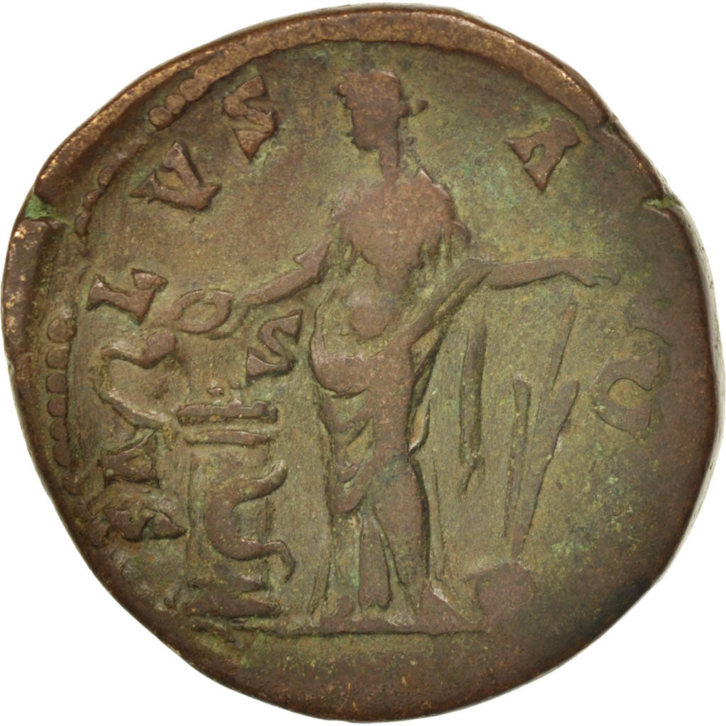 Antoninus Pius, Sestertius, 140-144, Rome, Bronze, VF(30-35), RIC:635a