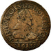 Coin, FRENCH STATES, CHATEAU-RENAUD, Liard, 1613, VF(30-35), Copper, KM:26.2