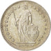Coin, Switzerland, 1/2 Franc, 1945, Bern, AU(50-53), Silver, KM:23