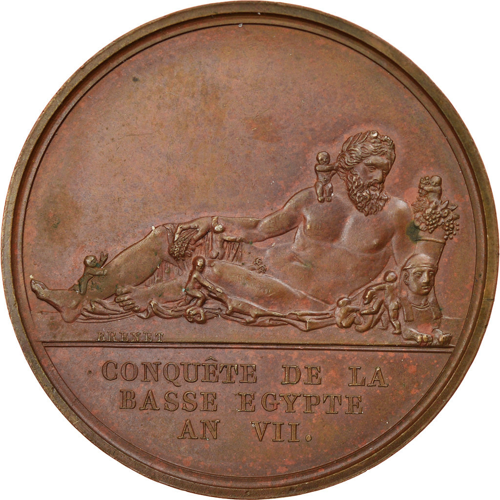 Egypt, Token, Directoire, Conquête de la Basse Egypte, 1798, Brenet, AU(55-58)