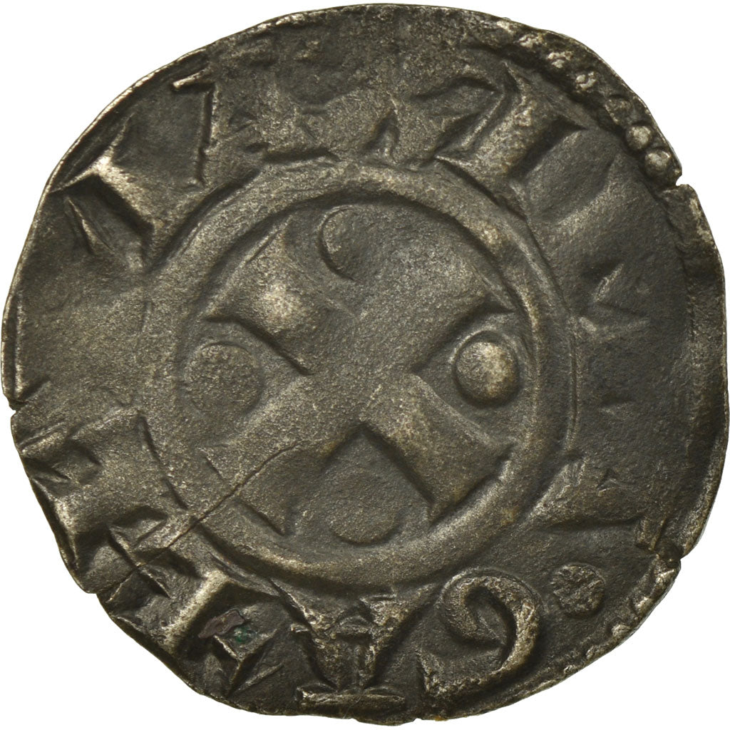 Coin, France, Silver Denarius, VF(30-35), Silver, Boudeau:1046