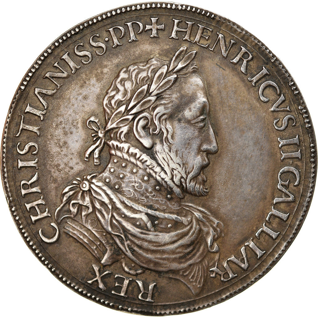 France, Medal, Henri II, Uniface, History, AU(55-58), Silver