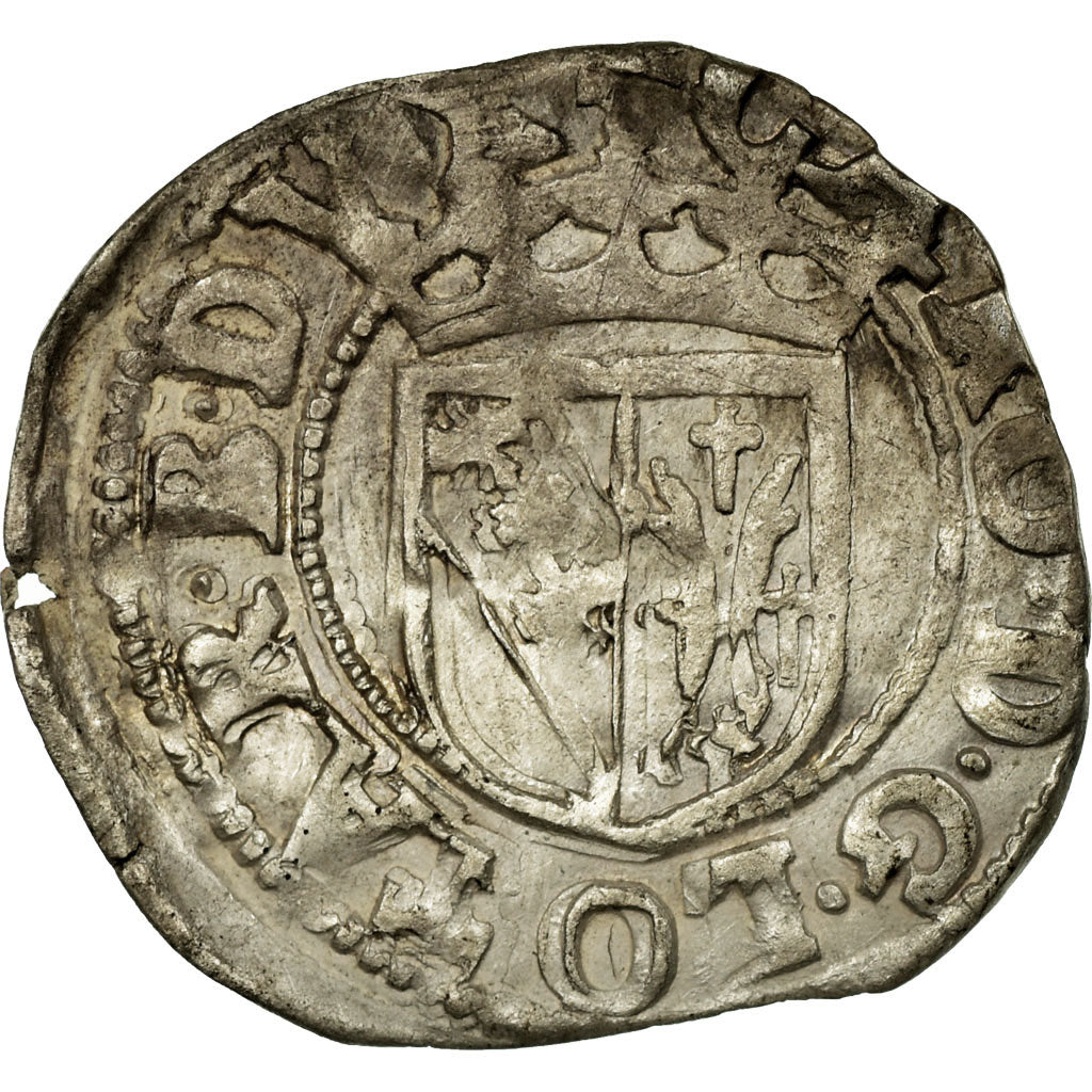 Coin, France, Double Denarius, VF(30-35), Silver, Boudeau:1538