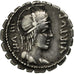 Aquillia, Denarius Serratus, 71 BC, Rome, Srebro, AU(50-53), Crawford:401/1