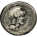 Cipia, Denarius, 115-114 BC, Rome, Zilver, ZF, Crawford:289/1