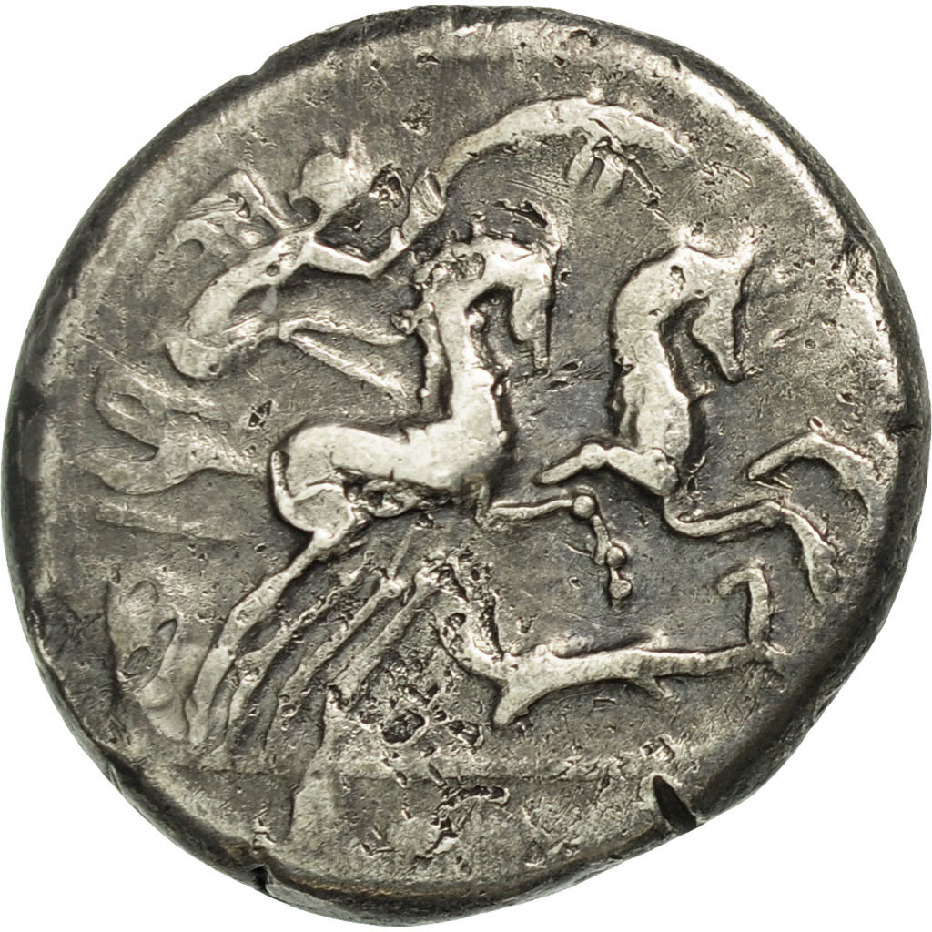 Cipia, Denarius, 115-114 BC, Rome, Silver, EF(40-45), Crawford:289/1