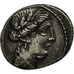 Hostilia, Denarius, 48 BC, Rome, Prata, AU(50-53), Crawford:448/1a