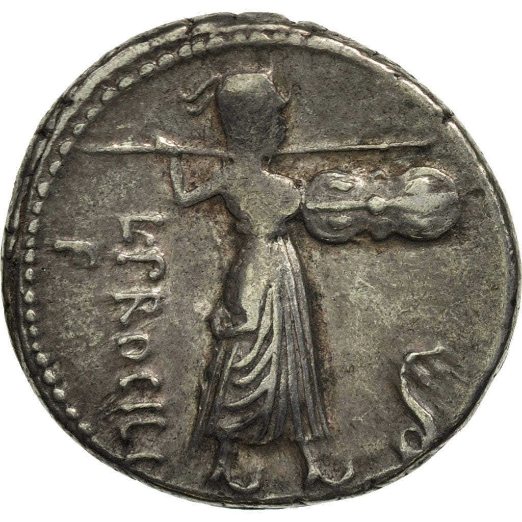Procilia, Denarius, 80 BC, Rome, Silver, EF(40-45), Crawford:379/1
