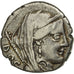 Rubria, Denier, 87 av. J.-C., Rome, Argent, TB+, Crawford:348/2