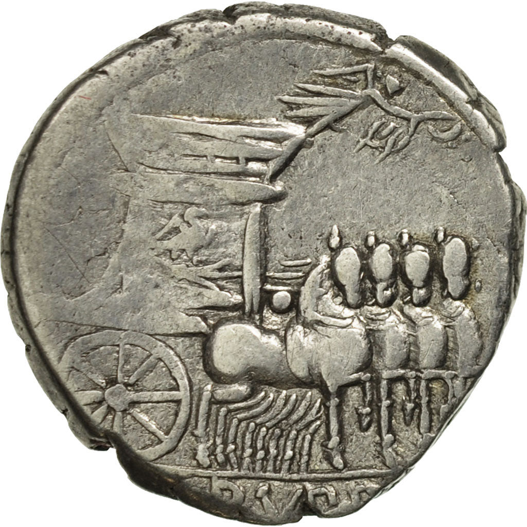 Rubria, Denarius, 87 BC, Rome, Argento, MB+, Crawford:348/2