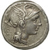 Manlia, Denarius, 111-110 BC, Rome, Silver, EF(40-45), Crawford:299/1b