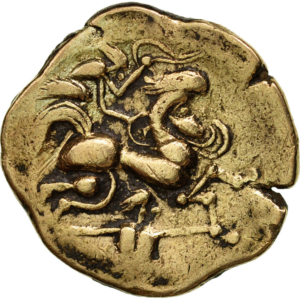 Namnetes, Statère à la croix, 2nd-1st century BC, Electrum, VF(30-35)