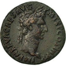 Nerva, As, 97, Rome, Brązowy, VF(30-35), RIC:86