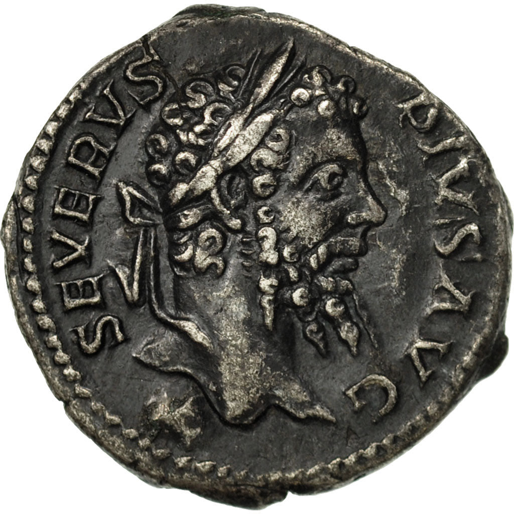 Septimius Severus, Denarius, 208, Rome, Argento, BB+, RIC:220