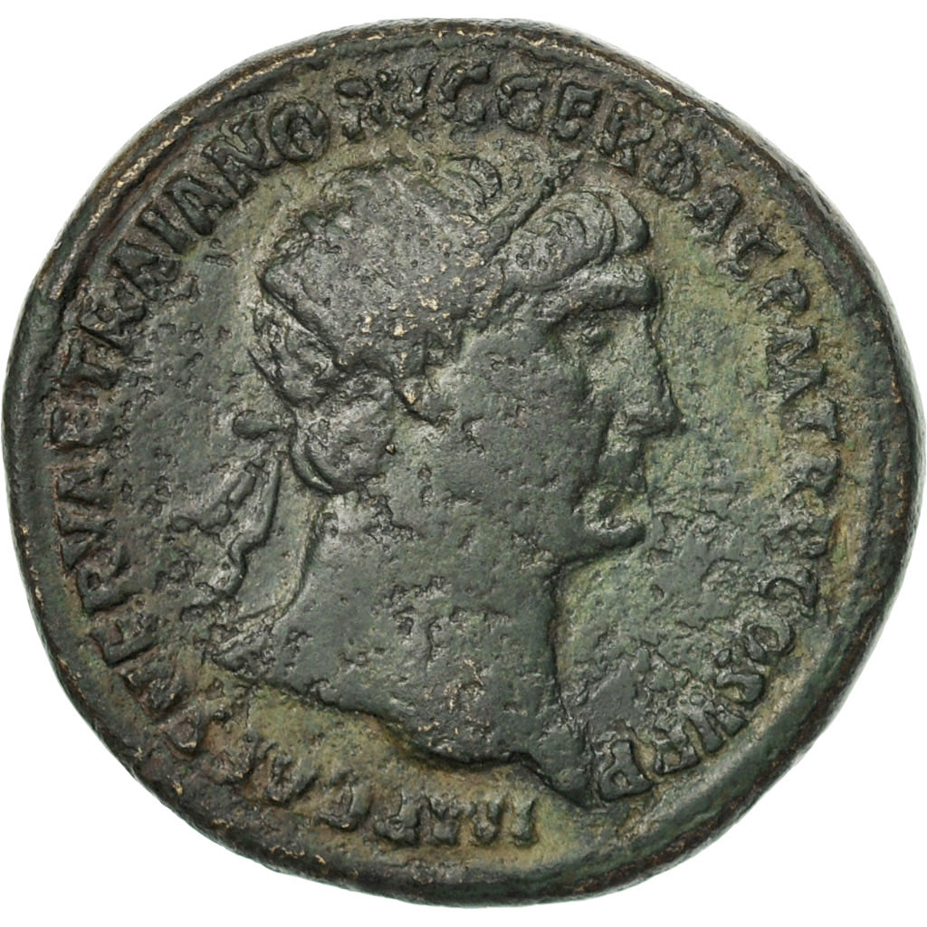 Trajan, Dupondius, 103-111, Rome, Bronze, VF(30-35), RIC:586