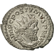 Postumus, Antoninianus, 266-267, Trier, Argento, SPL, RIC:329
